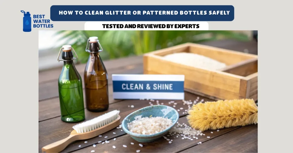 how to clean glitter
