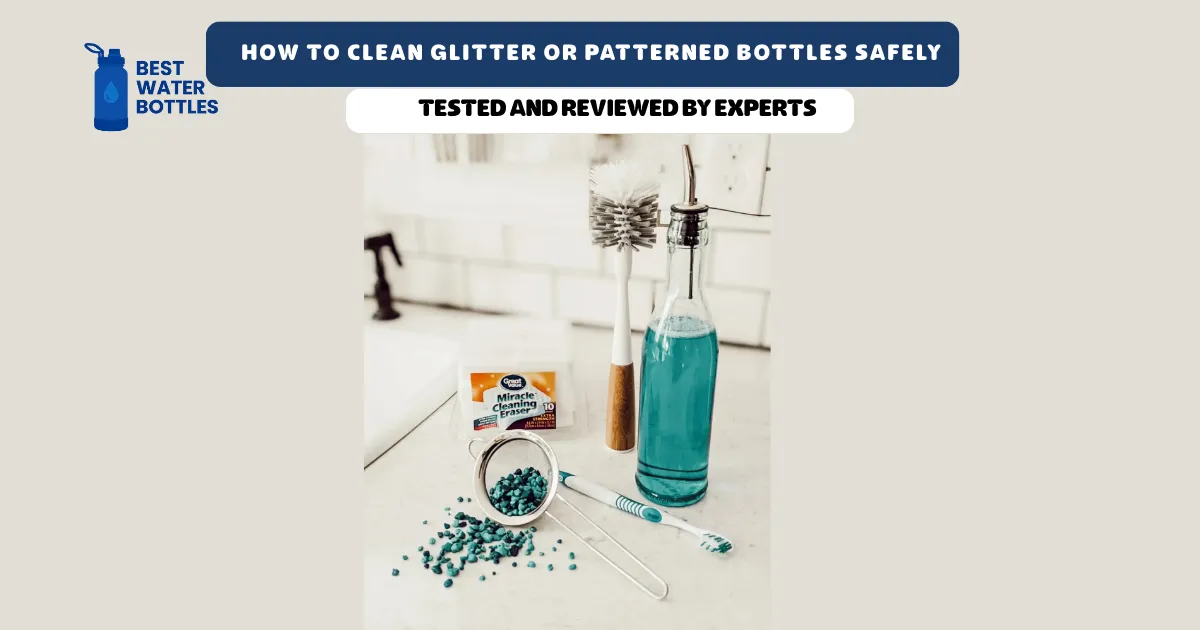 how to clean glitter