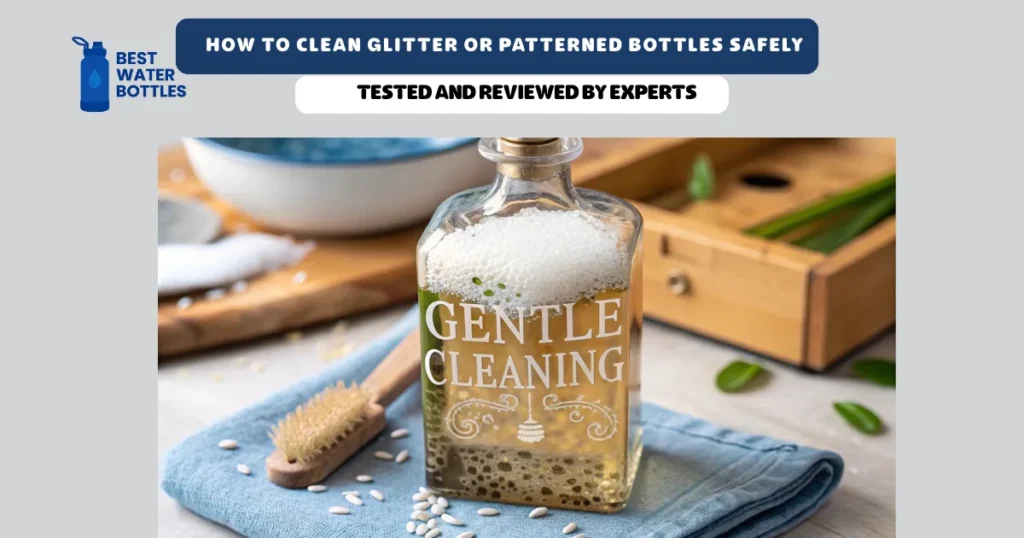 how to clean glitter